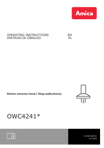 Instrukcja Amica OWC 4241 OI Okap kuchenny