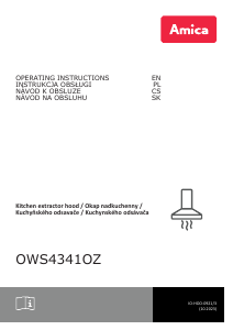Návod Amica OWS 4341 OZ Digestor