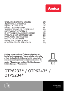 Manual Amica OTP 6233 I Hotă
