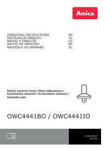 Návod Amica OWC 4441 IO Digestor