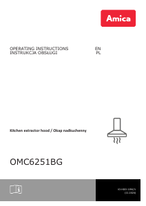 Instrukcja Amica OMC 6251 BG Okap kuchenny