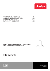 Instrukcja Amica OKP 6259 S Okap kuchenny