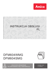 Instrukcja Amica DFM604SMG Zmywarka