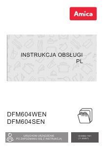 Instrukcja Amica DFM604SEN Zmywarka