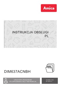 Instrukcja Amica DIM637ACNBH Zmywarka