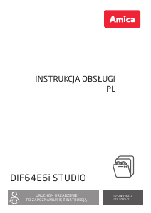 Instrukcja Amica DIF64E6i STUDIO Zmywarka