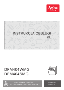 Instrukcja Amica DFM404SMG Zmywarka