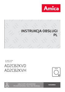 Instrukcja Amica AD2C82KVD Suszarka