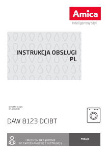 Instrukcja Amica DAW 8123 DCiBT Pralka