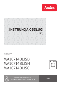 Instrukcja Amica WA1C714BLiSG Pralka
