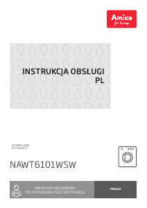 Instrukcja Amica NAWT6101WSW Pralka