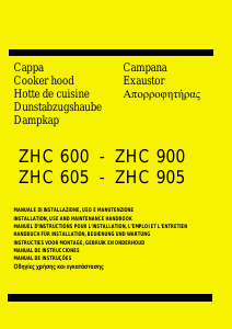 Manual Zanussi ZHC605 Cooker Hood