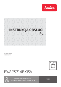 Instrukcja Amica EWA2S714BKiSV Pralka