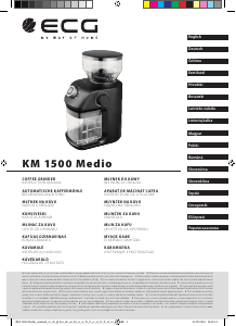 Vadovas ECG KM 1500 Medio Kavos malūnėlis