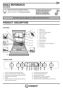 Manual Indesit IN2FFC14BN6 Máquina de lavar louça