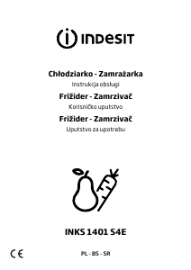 Priručnik Indesit INKS 1401 S4E Frižider – zamrzivač
