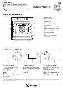 Handleiding Indesit IO 258H X Oven