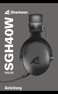 Rokasgrāmata Sharkoon Skiller SGH40W Austiņas