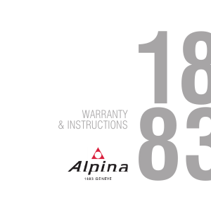 Bedienungsanleitung Alpina AL-140W3AE6 Alpiner Extreme Solarmetre Armbanduhr