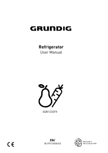 Manual Grundig GQN1232FX Fridge-Freezer
