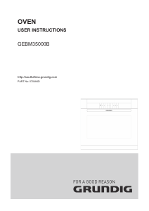 Manual Grundig GEBM 35000 B Oven