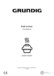 Bruksanvisning Grundig GEBM19300BC Ugn