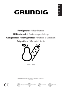 Bedienungsanleitung Grundig GEK1200 Kühlschrank