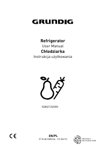 Instrukcja Grundig GQN21245XN Lodówka