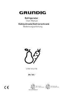 Bedienungsanleitung Grundig GTMI10141FN Kühlschrank