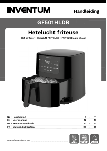 Bedienungsanleitung Inventum GF501HLDB Fritteuse