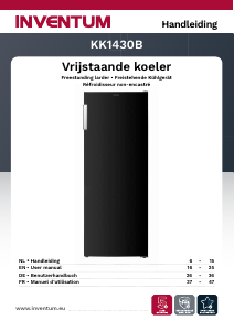 Mode d’emploi Inventum KK1430B Réfrigérateur