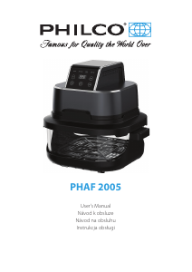 Bruksanvisning Philco PHAF 2005 Fry&Go Fritös