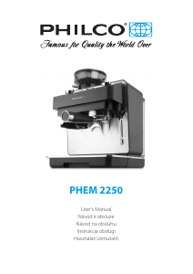 Bruksanvisning Philco PHEM 2250 Espressomaskin