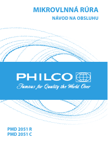 Bruksanvisning Philco PMD 2051 R Mikrovågsugn