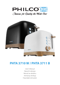 Manuál Philco PHTA 3711 B Toustovač