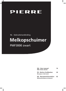 Mode d’emploi Pierre PMF3000 Fouet à lait