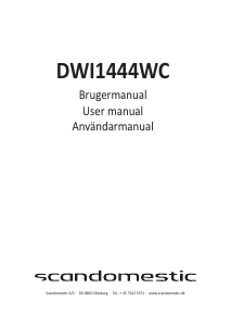 Bruksanvisning Scandomestic DWI1444WC Diskmaskin