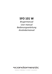 Bedienungsanleitung Scandomestic SFO 101 W Geschirrspüler