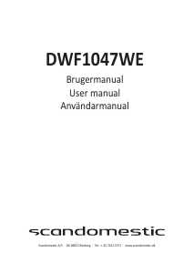 Bruksanvisning Scandomestic DWF1047WE Diskmaskin