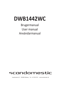 Manual Scandomestic DWB1442WC Dishwasher