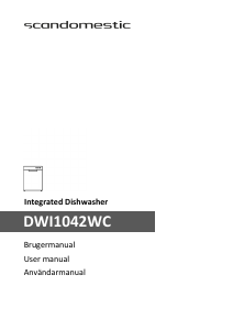 Bruksanvisning Scandomestic DWI1042WC Diskmaskin