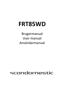 Bruksanvisning Scandomestic FRT85WD Frys