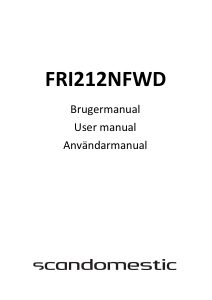 Brugsanvisning Scandomestic FRI212NFWD Fryser