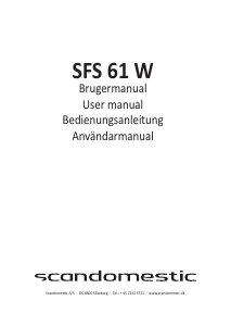 Bruksanvisning Scandomestic SFS 61 W Frys