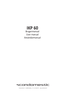 Brugsanvisning Scandomestic IKP 60 Kogesektion