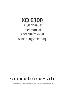 Brugsanvisning Scandomestic XO 6300 Ovn