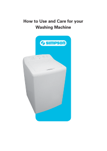 Handleiding Simpson 22S950M Wasmachine