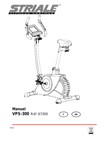 Mode d’emploi Striale VPS-300 Vélo d’appartement