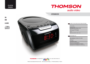 Bruksanvisning Thomson CR300CD Klockradio