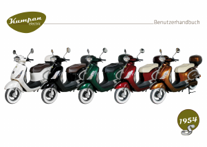 Bedienungsanleitung Kumpan 1954s Roller